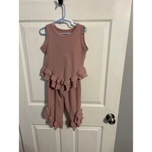 SHEIN 2 Piece Outfit Size 6Y Dusty Pink